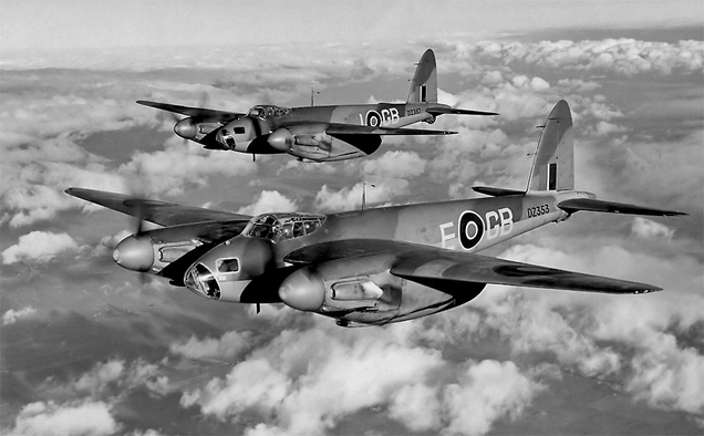 Illustration for article titled Complete Drawings for de Havilland Mosquito Discovered